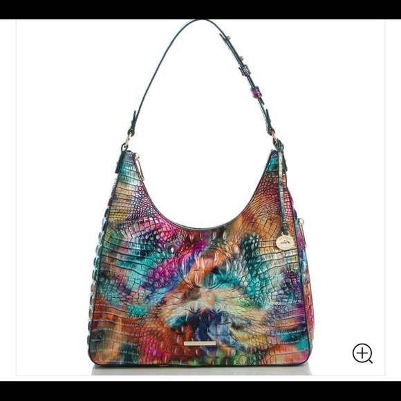 BRAHMIN Tabitha Shoulder Bag In Serenity - Adjustable Strap, Multiple Pockets & Zipper Closure - View #5
